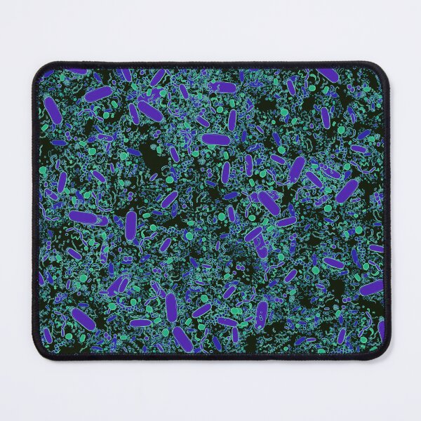 Item preview, Bacteria shapes (black) designed and sold by vividbiology.