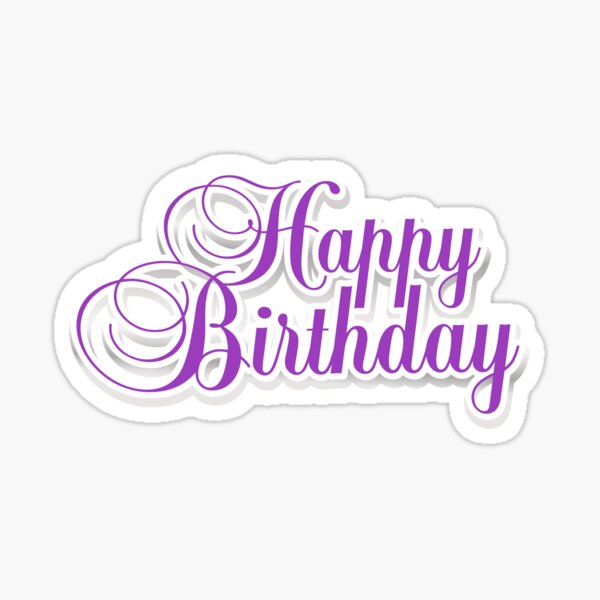 Happy Birthday Sticker Sticker - Happy birthday Sticker - Discover & Share  GIFs