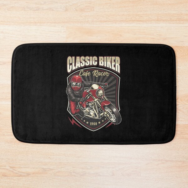 Item preview, Classic racer Biker motorcycle vintage club designed and sold by FrenchsTuck.