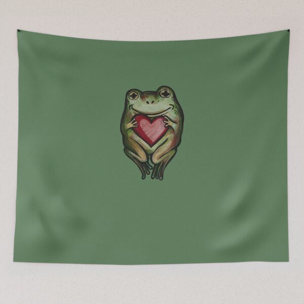 Item preview, Happy Love Frog designed and sold by FrictionMaxxing.
