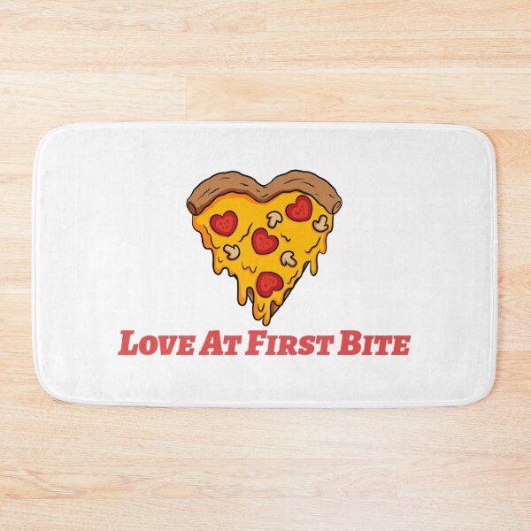Item preview, Love at First Bite Funny Pizza Slice Design designed and sold by Queen1120.