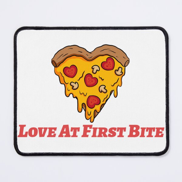 Item preview, Love at First Bite Funny Pizza Slice Design designed and sold by Queen1120.