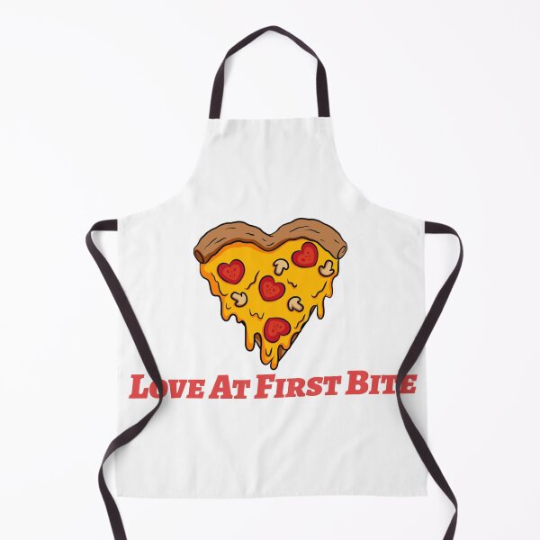 Item preview, Love at First Bite Funny Pizza Slice Design designed and sold by Queen1120.