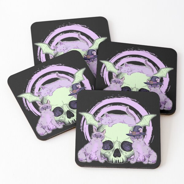 Item preview, Cats, bats n skulls designed and sold by WBlackthorne.