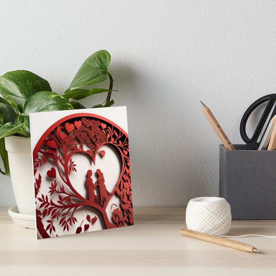 "Fall in Love with Our Laser Cut Valentines Wall Decor A Perfect