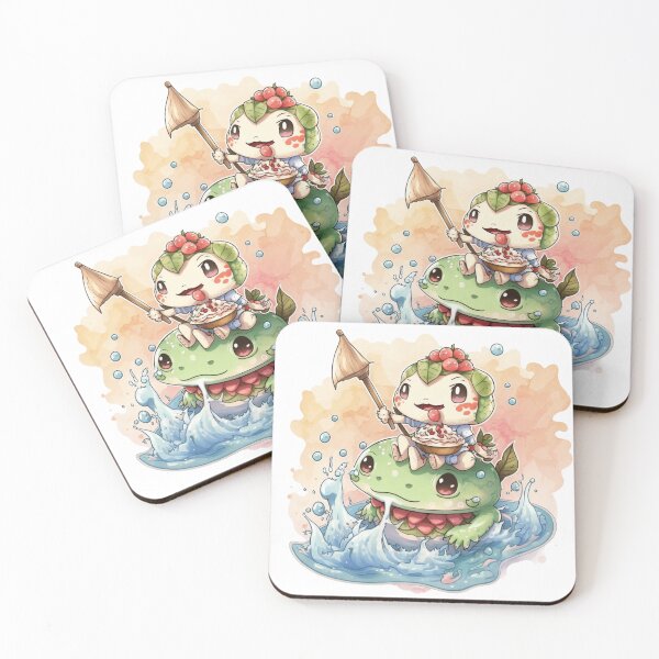 Item preview, Frog's Rainy Adventure Sticker designed and sold by Cute Critters Stickers.