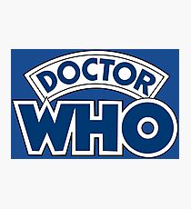 Classic Doctor Who Book Logo Photographic Print