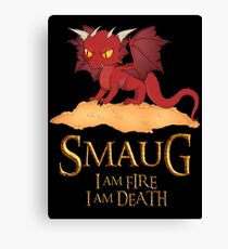 Smaug The Dragon Canvas Print