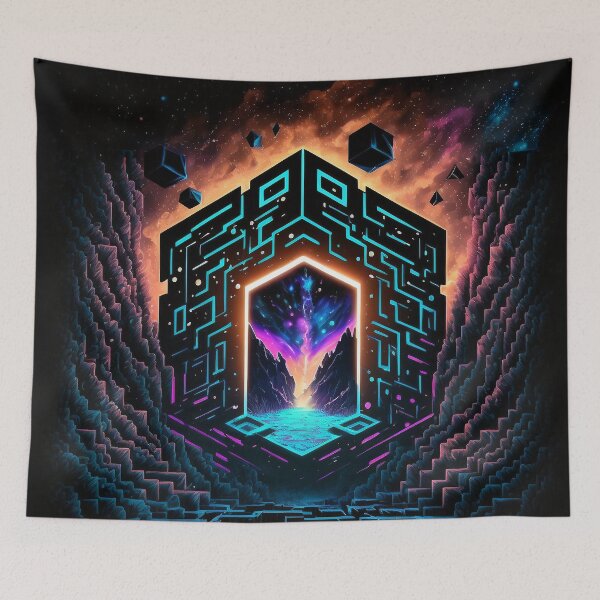 Item preview, Minecraft Dimension Block designed and sold by kamionari.