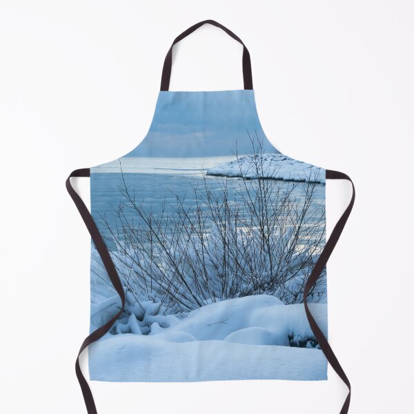 Item preview, Cold Blue Stillness - Polar Vortex Ice and Snow Formations on Lake Ontario designed and sold by Georgia Mizuleva.