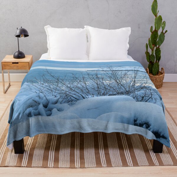 Item preview, Cold Blue Stillness - Polar Vortex Ice and Snow Formations on Lake Ontario designed and sold by Georgia Mizuleva.