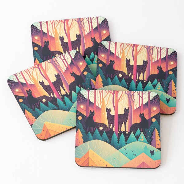 Item preview, Magic Forest Cats designed and sold by TheJadeCat.