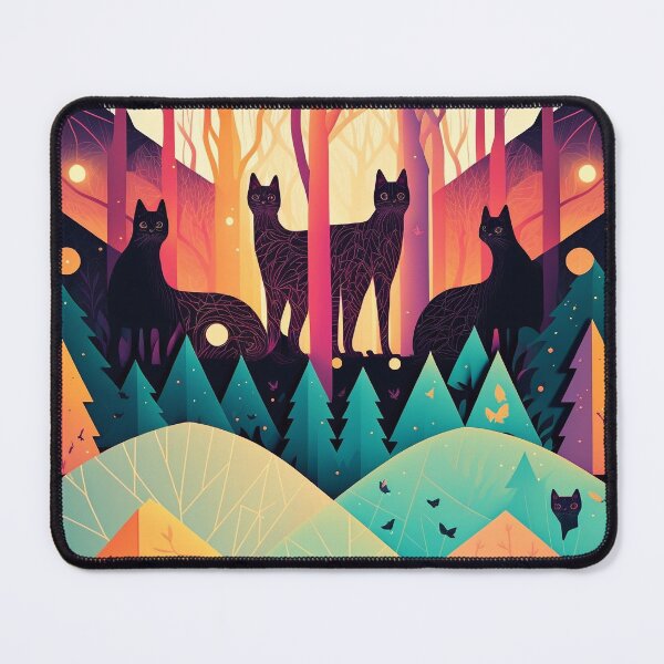 Item preview, Magic Forest Cats designed and sold by TheJadeCat.