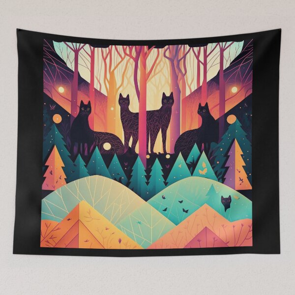 Item preview, Magic Forest Cats designed and sold by TheJadeCat.