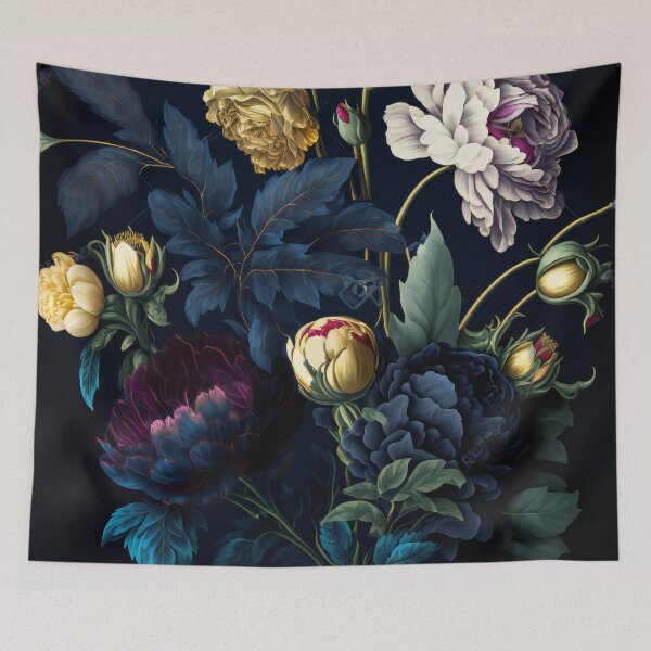 Item preview, Dark and Expressive: A Renaissance Floral  designed and sold by meggydesigns.