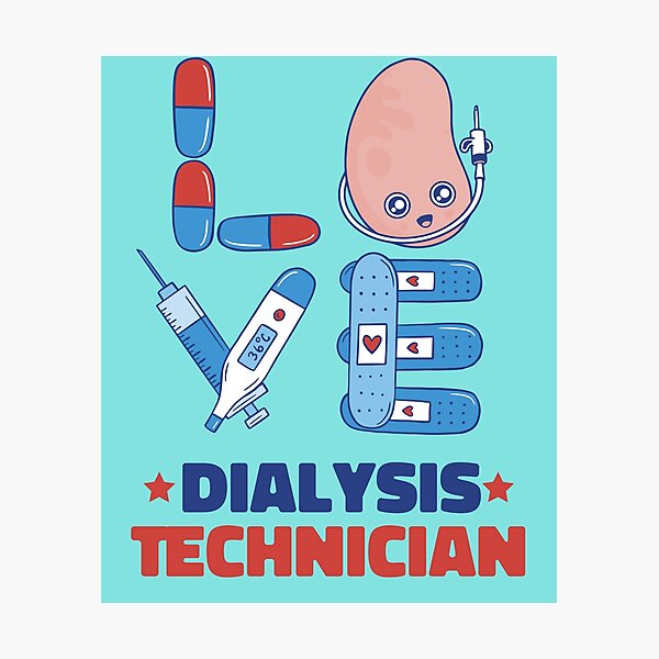 Item preview, Nephrology Dialysis Technician Love Art designed and sold by MrEddie10.