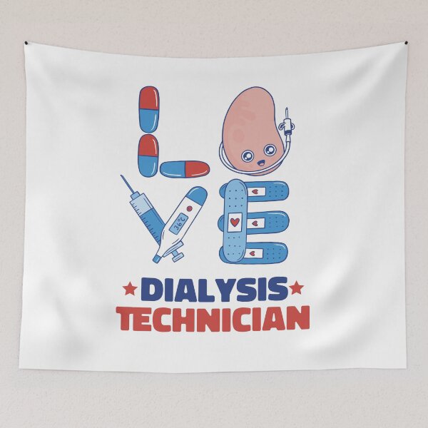 Item preview, Nephrology Dialysis Technician Love Art designed and sold by MrEddie10.