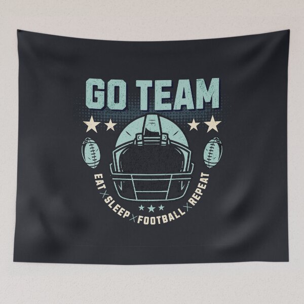 Item preview, Go Team | Eat, Sleep, Football, Repeat | Super Bowl designed and sold by simonlidesign.
