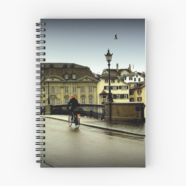 Item preview, Cycling in the Rain designed and sold by Charmiene Maxwell-Batten.