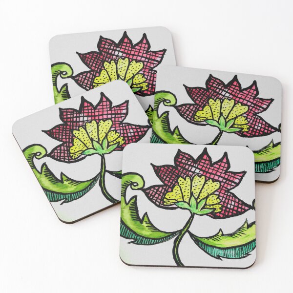 Item preview, Jacobean Inspired Watercolor Doodle designed and sold by EtegamiJourney.