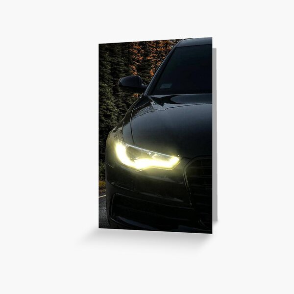 Audi A6  Greeting Card for Sale by ciraart