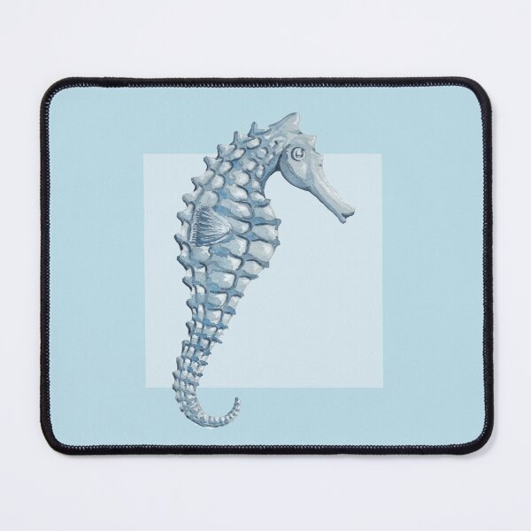 Item preview, Seahorse in light blue designed and sold by LisaLeQuelenec.