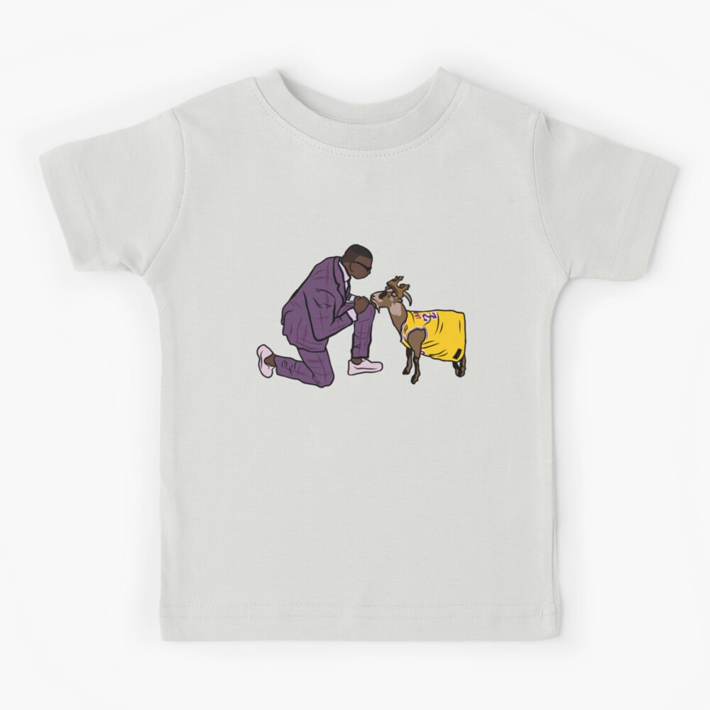 LeBron James The GOAT (Lakers #6) Kids T-Shirt for Sale by RatTrapTees