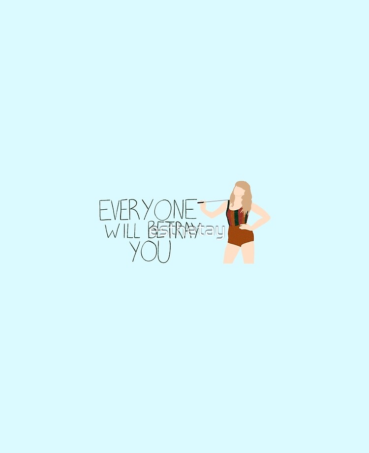 everyone will betray you  iPad Case & Skin for Sale by esthetay