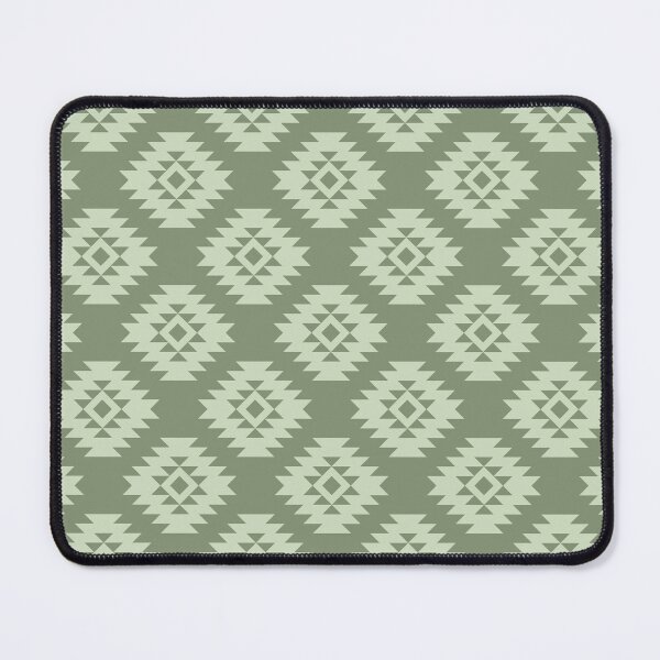 Item preview, Aztec pattern in sage color designed and sold by BattaAnastasia.