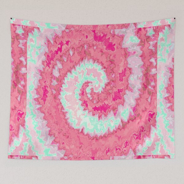 Item preview, Colorful Swirl in Pink & Turquoise Shade Pattern 105 designed and sold by Manal-Patterns.