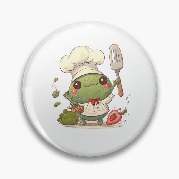 Item preview, Frog Cook Sticker designed and sold by Cute Critters Stickers.