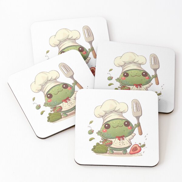 Item preview, Frog Cook Sticker designed and sold by Cute Critters Stickers.