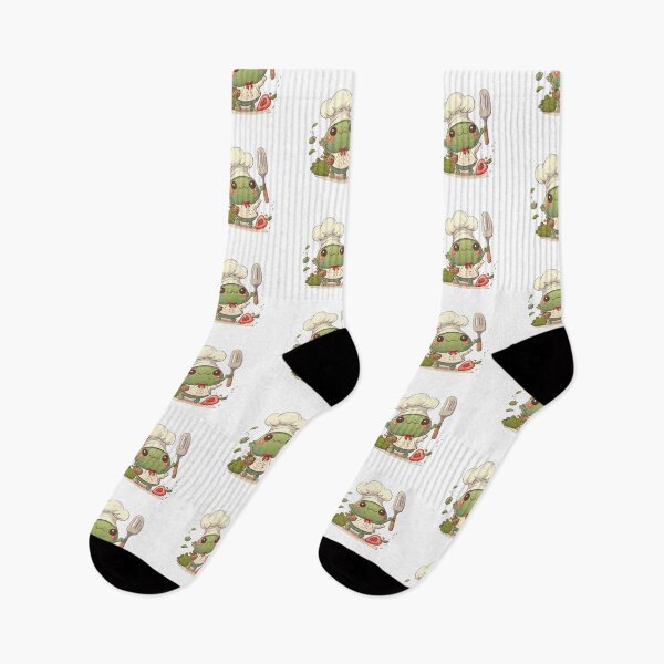 Item preview, Frog Cook Sticker designed and sold by Cute Critters Stickers.