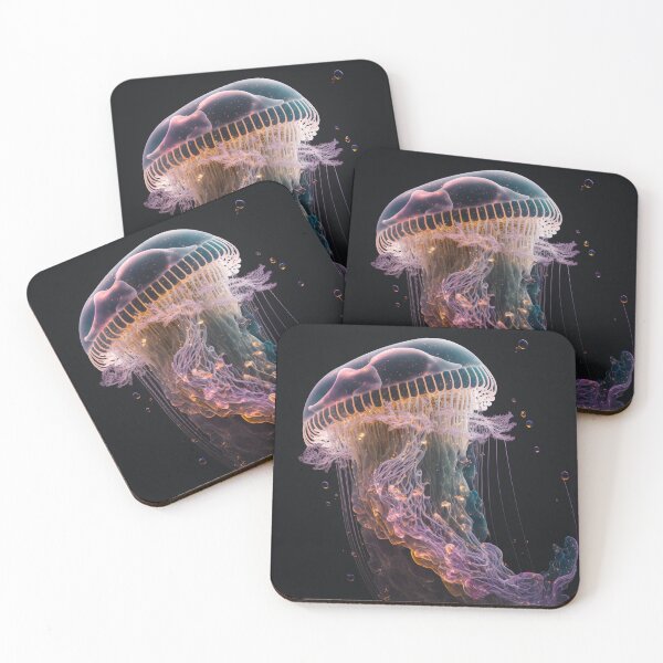 Item preview, Jellyfish Illusion: An ethereal display of oceanic art designed and sold by AstralArtisan.