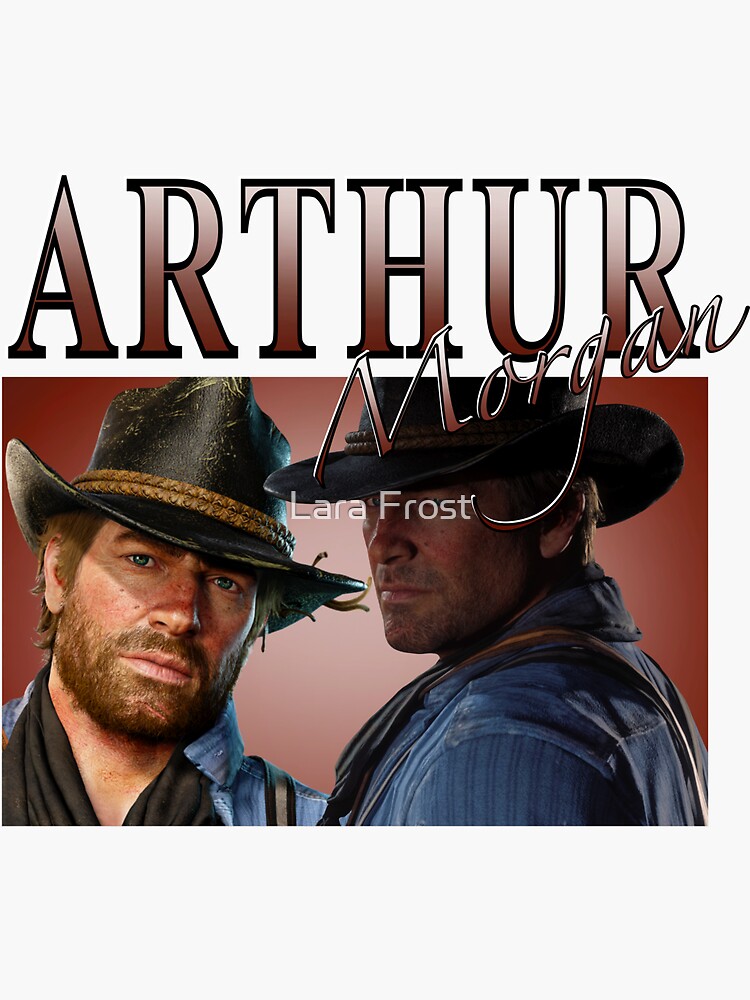 Arthur Morgan Appreciation Sticker for Sale by Lara Frost