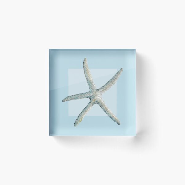 Item preview, Starfish in  light blue designed and sold by LisaLeQuelenec.