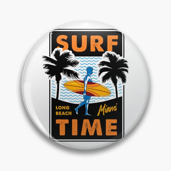 Item preview, surf time long beach miami designed and sold by designsmaster99.