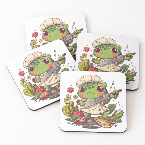 Item preview, Frog Chef Sticker designed and sold by Cute Critters Stickers.