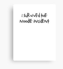 Noodle Incident Canvas Print
