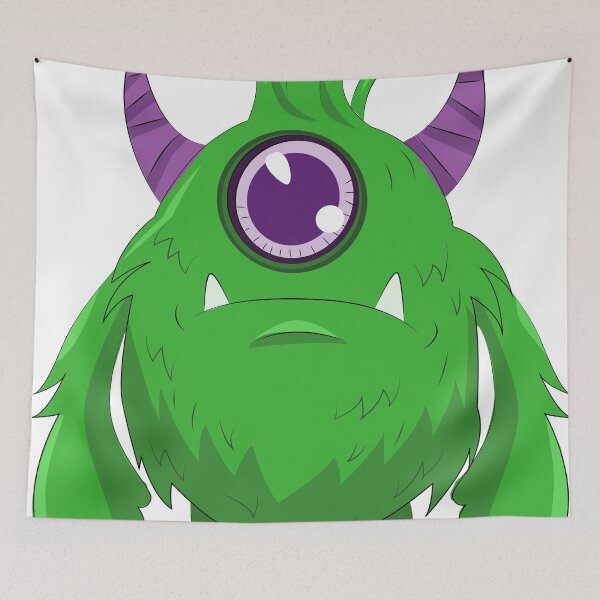 Item preview, Green one eye monster designed and sold by afushk.