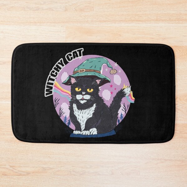 Item preview, cute little witchy cat designed and sold by ragnacold.