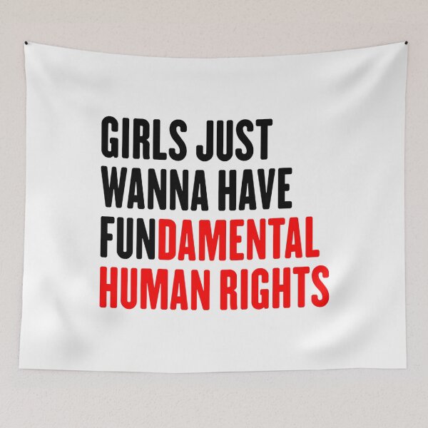Item preview, Girls Just Wanna Have Fundamental designed and sold by JustusRau.