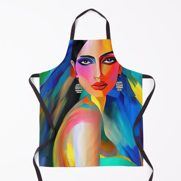 Artikelvorschau,  Abstraktes Frauengesicht Galeriedruck Porträt im kubistischen Stil entworfen und verkauft von colortrends.