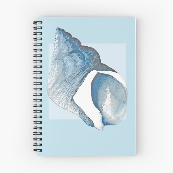 Item preview, Whelk shell in pale blue designed and sold by LisaLeQuelenec.
