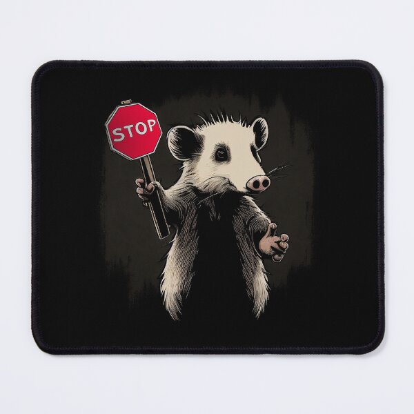 Item preview, Possum Stop - Opossum Holding a Stop Sign designed and sold by IfDesignGroup.