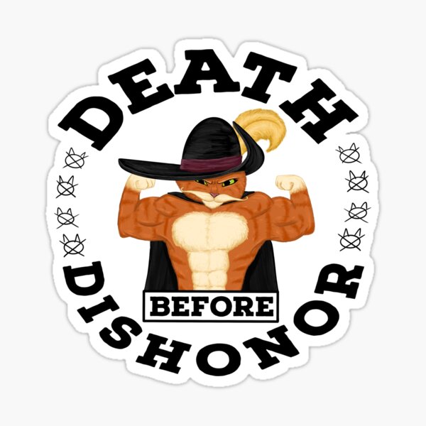 Artikel-Vorschau von Death Before Dishonor (dunkle Schriftarten), designt und verkauft von azweaponx23.