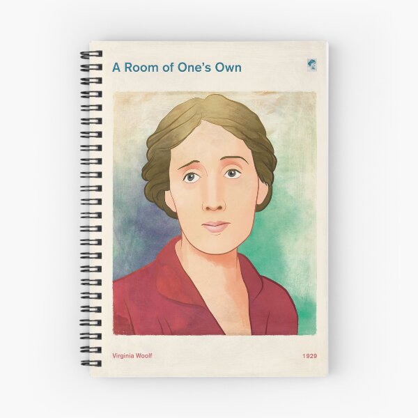 Item preview, A Room of One's Own Virginia Woolf Literary Art for Book Lovers, Feminist Art designed and sold by RedHillPrints.