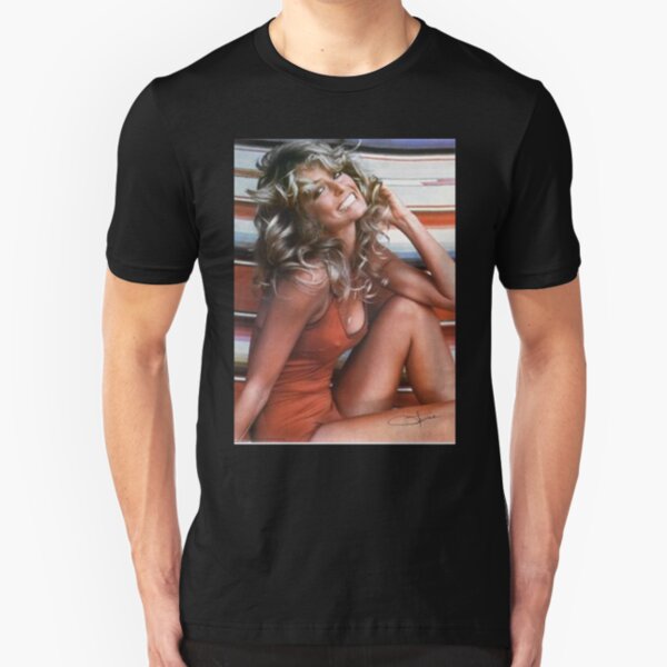 Farah Fawcett Sexy T-Shirt Slim Fit T-Shirt