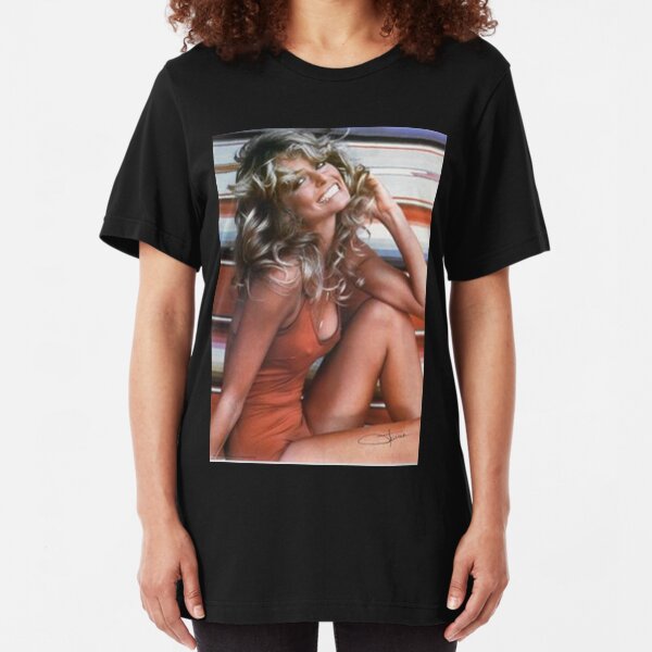 Farah Fawcett Sexy T-shirt Slim Fit T-Shirt