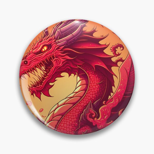 Artikelvorschau, roter Drache entworfen und verkauft von Imparable.